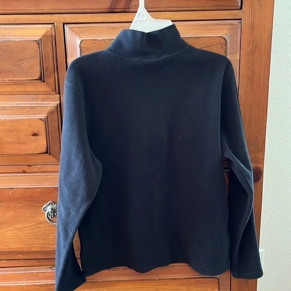 The North Face Girl’s Quarter Zip Black Fleece Size XL EUC